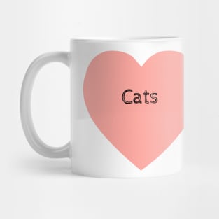 I Love Cats Mug